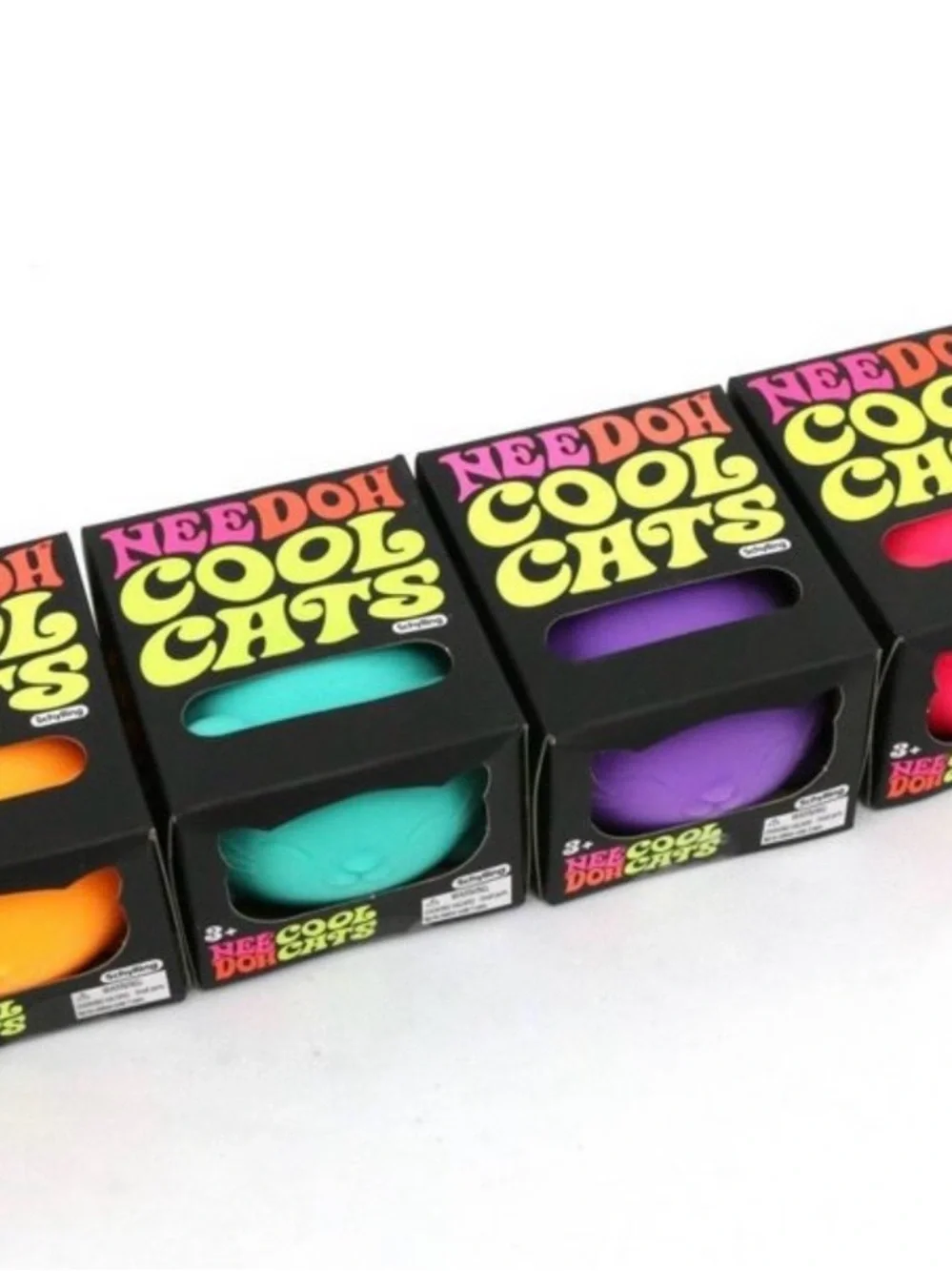 Cool Cats Toy by Needoh — Soft Squeezable Play Toy